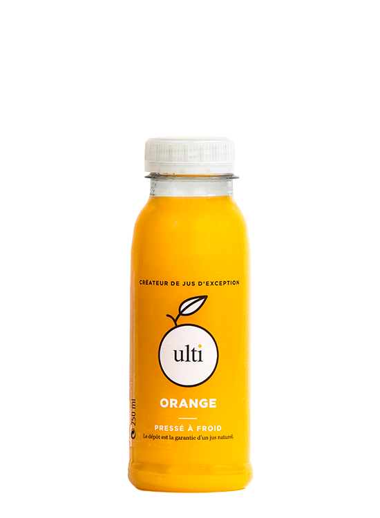 jus d'orange pressé à froid ulti