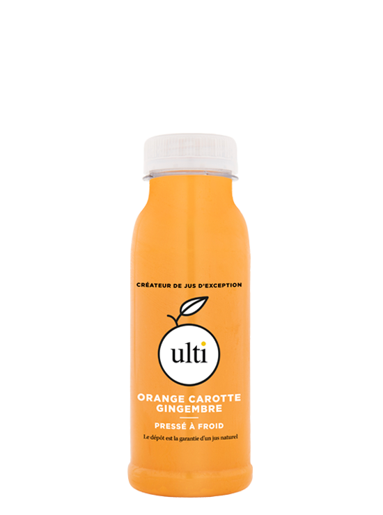 pur jus fraichement pressé orange carotte gingembre ulti HPP